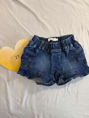 Catimini - Elastic Waist denim Shorts